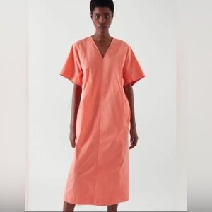 COS Coral Maxi Dress